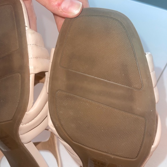 LC Lauren Conrad Fondant Women's Blush Memory Foam Wedge Heeled Sandals Size 9 - Picture 13 of 16